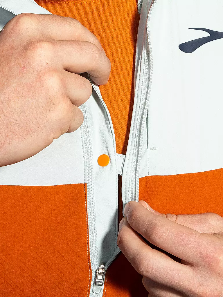 BROOKS | Herren Laufjacke Canopy | Orange