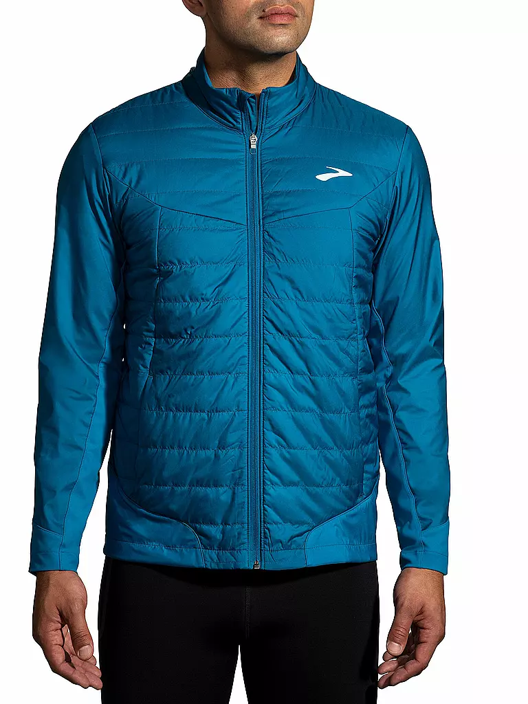 BROOKS | Herren Laufjacke Shield Hybrid Jacket 2.0 | Bleu