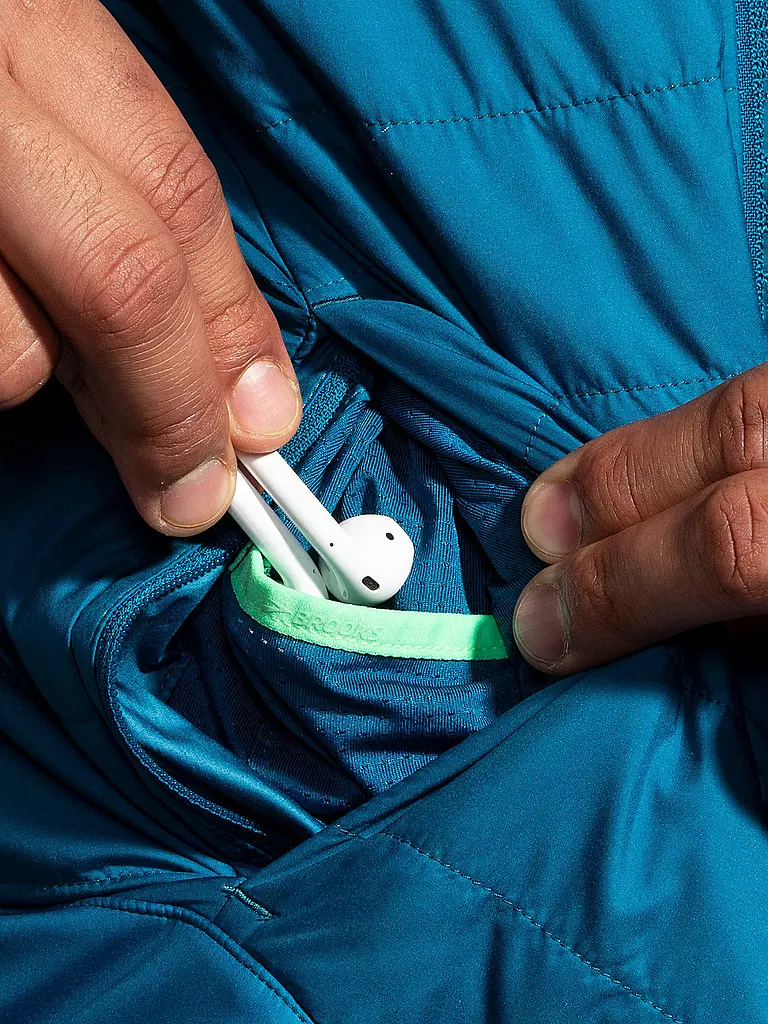 BROOKS | Herren Laufjacke Shield Hybrid Jacket 2.0 | Bleu