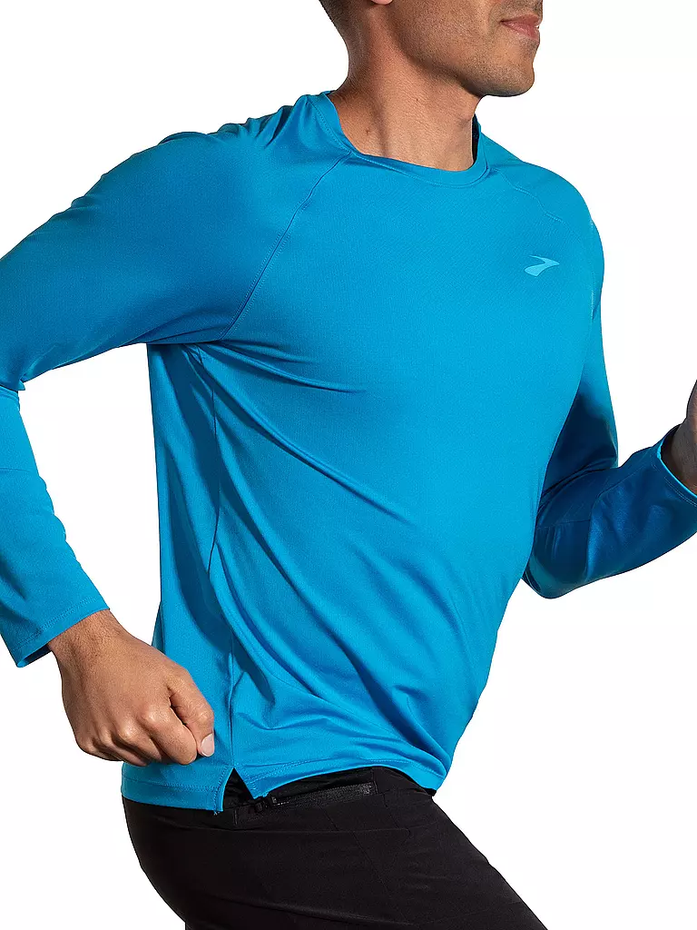 BROOKS | Herren Laufshirt Atmosphere 2.0 LS | Bleu