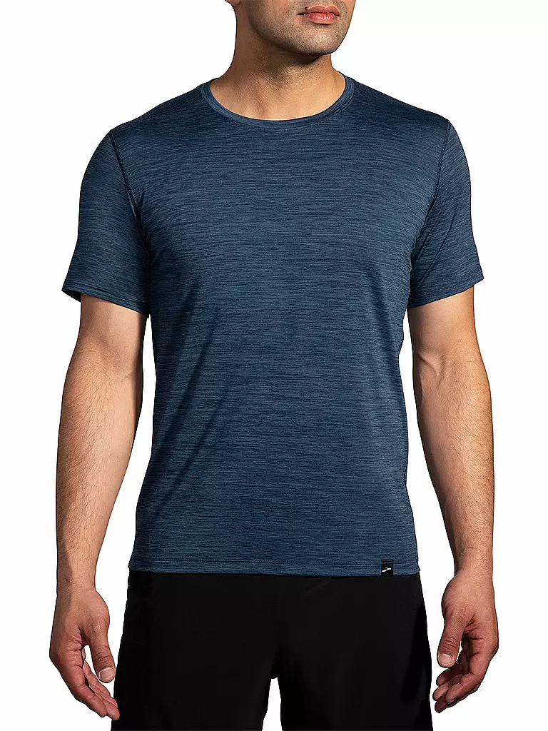 BROOKS | Herren Laufshirt Luxe | Bleu foncé