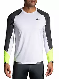 BROOKS | Herren Laufshirt Visible | Blanc