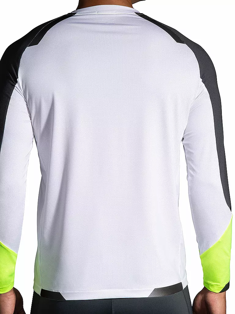 BROOKS | Herren Laufshirt Visible | Blanc