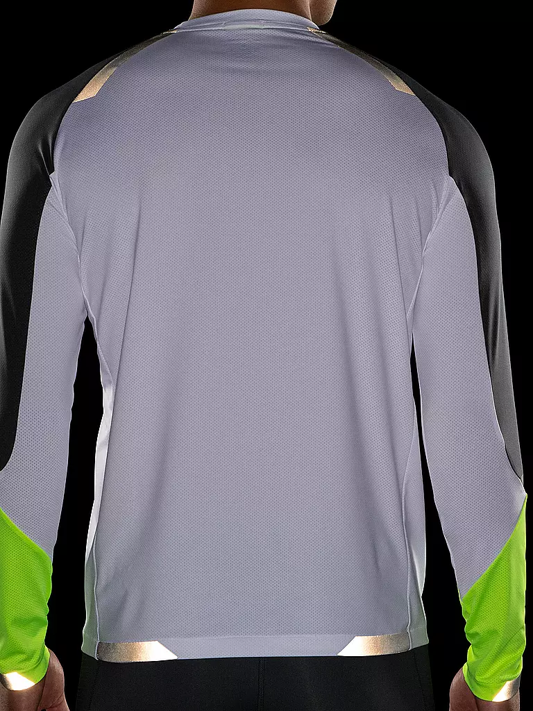 BROOKS | Herren Laufshirt Visible | Blanc
