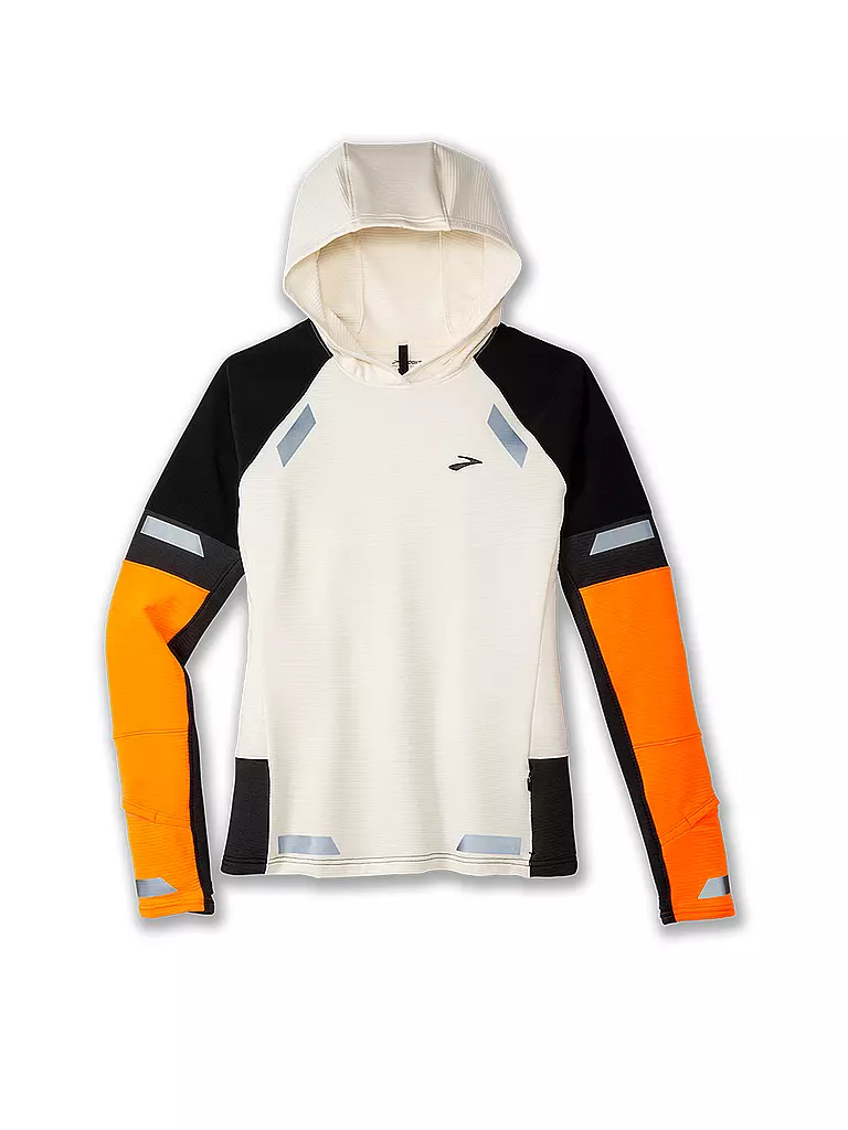 BROOKS | Hoodie de course pour femmes Run Visible Thermal 2.0 | Blanc