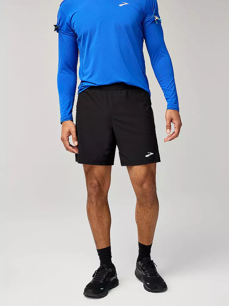 BROOKS | Short de course Journey 7" pour homme | Noir