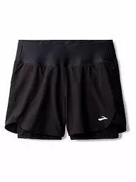 BROOKS | Short de course pour femmes Chaser 5 2en1 2.0 | Noir