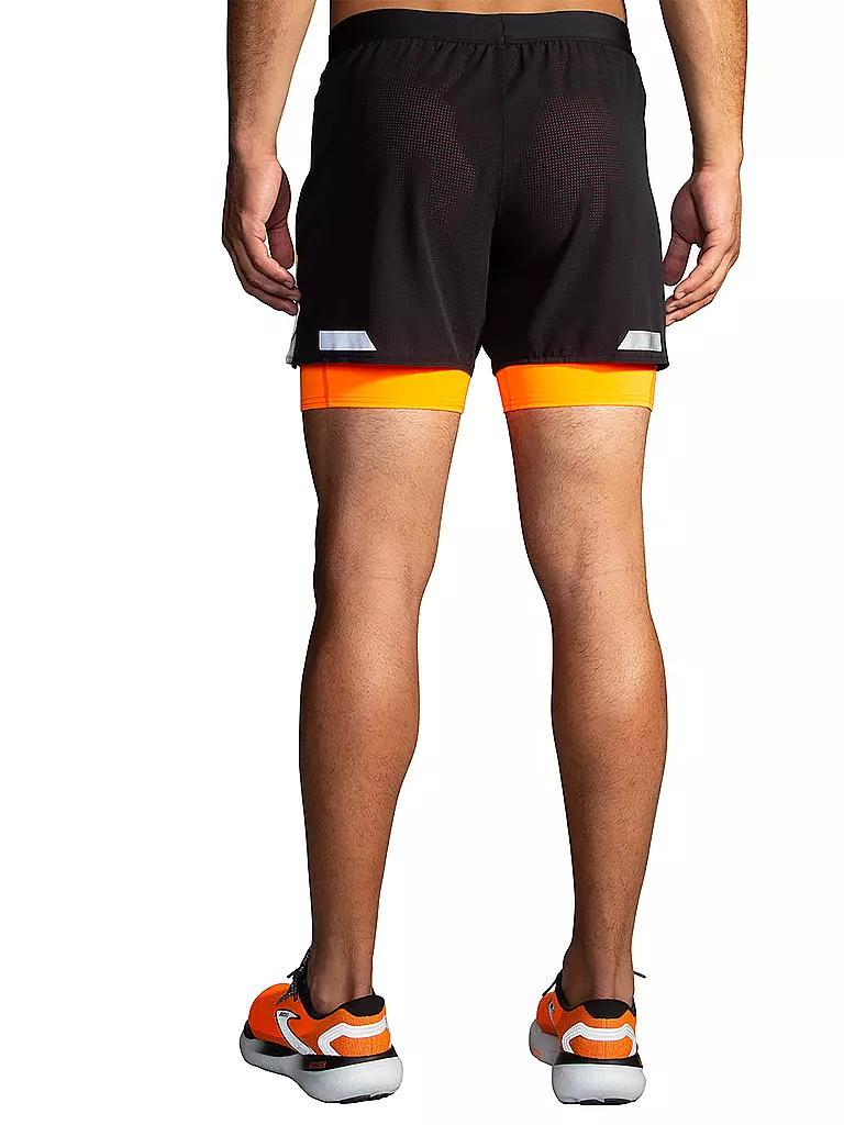 BROOKS | Short de course pour homme Run Visible 5" 2en1 2.0 |