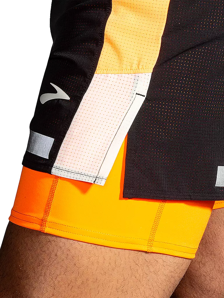 BROOKS | Short de course pour homme Run Visible 5" 2en1 2.0 |
