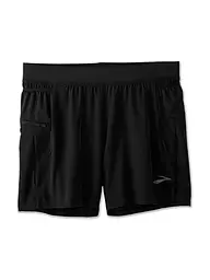 BROOKS | Short de course pour hommes Trail Sherpa 5 2en1 | Noir