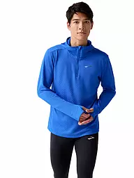 BROOKS | T-shirt de course à capuche Notch Thermal 3.0 pour hommes | Bleu