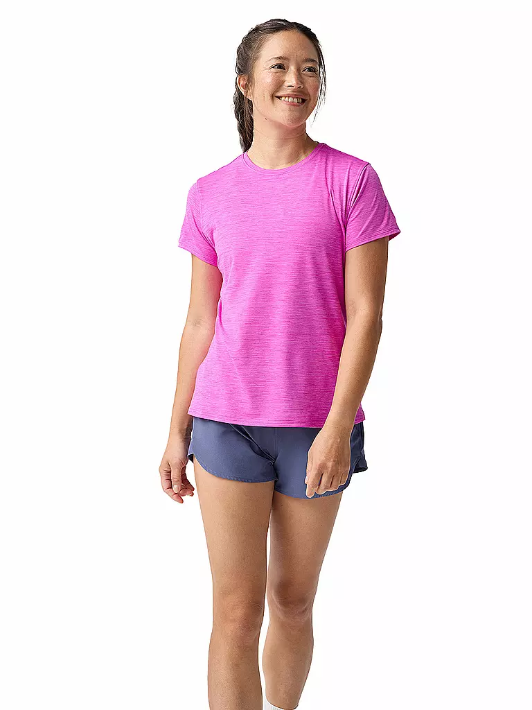 BROOKS | T-shirt de course Luxe pour femmes | Rose vif