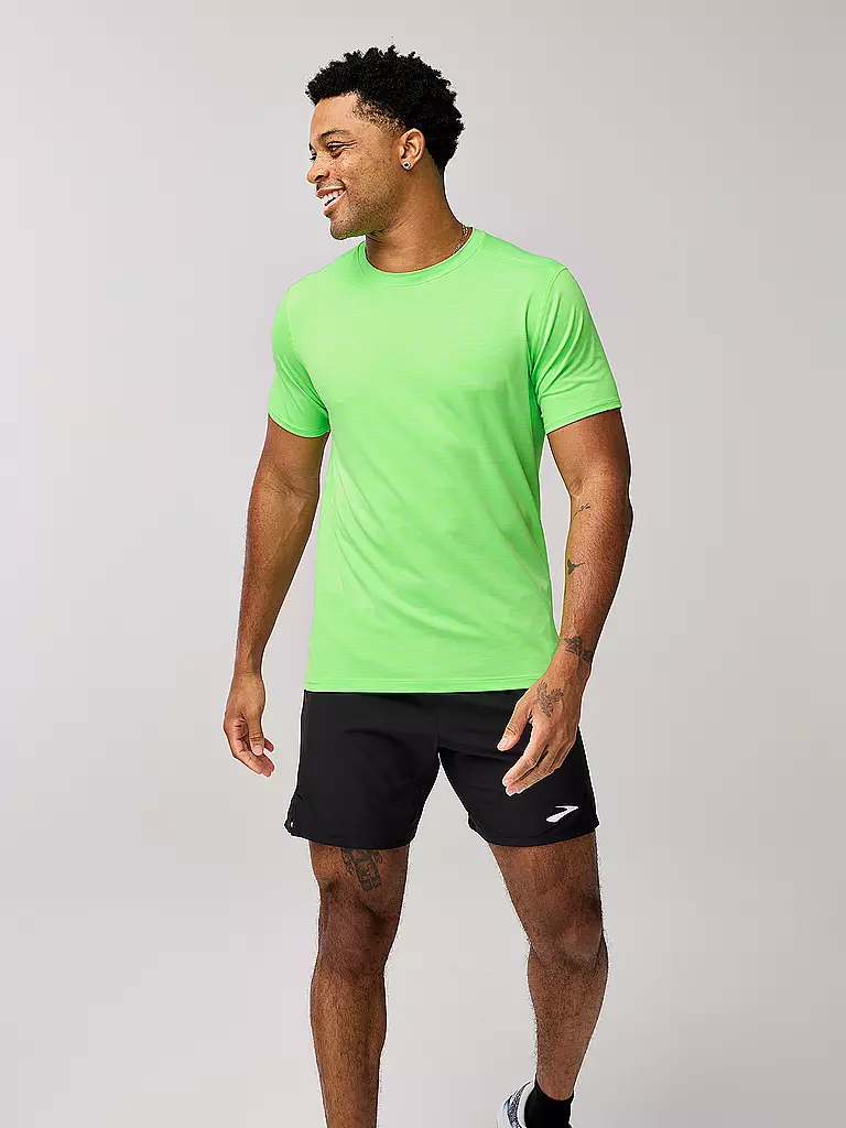 BROOKS | T-shirt de course Luxe pour homme | Vert