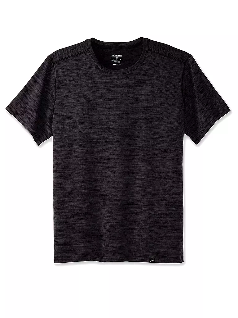 BROOKS | T-shirt de course Luxe pour hommes | Noir
