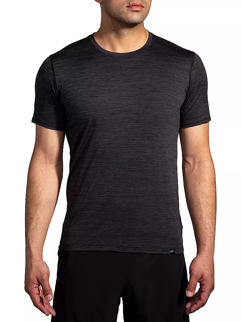 BROOKS | T-shirt de course Luxe pour hommes | Noir