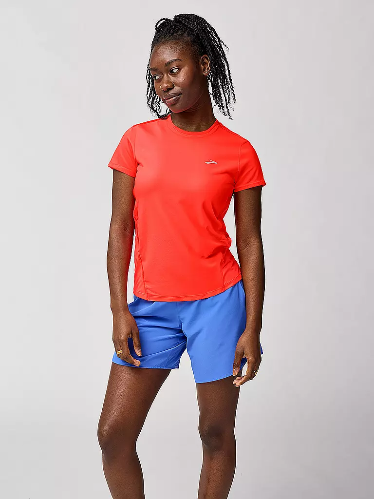 BROOKS | T-shirt de course pour femmes Sprint Free | Corail