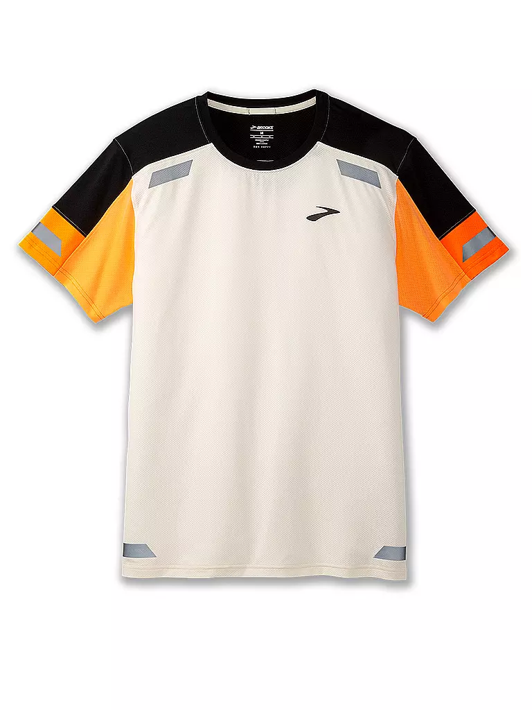 BROOKS | T-shirt de course pour homme Run Visible 2.0 | Blanc
