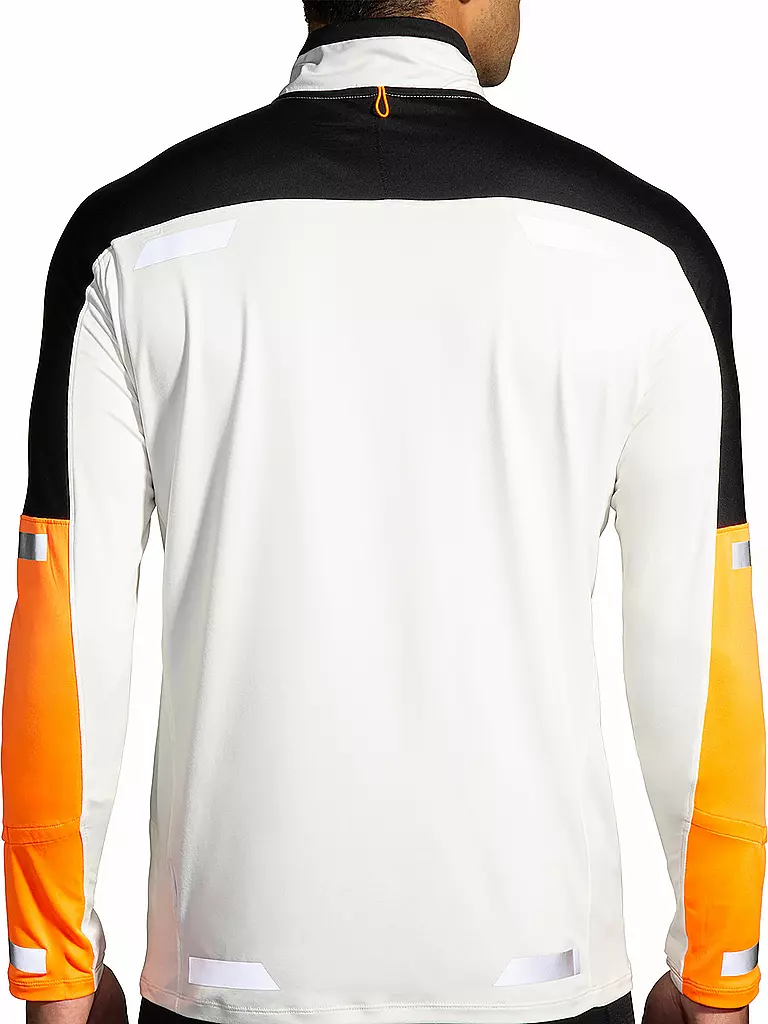 BROOKS | T-shirt de course Visible 17" à fermeture éclair pour homme |