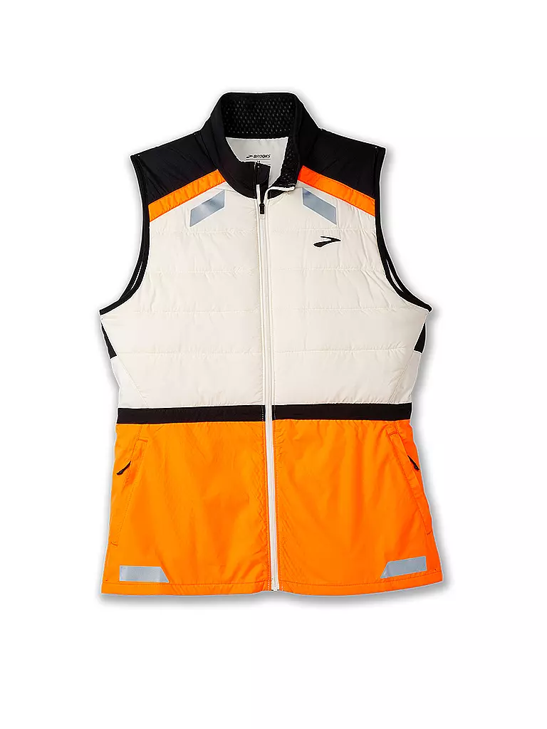 BROOKS | Veste de course isolée Run Visible 2.0 pour femme | Blanc