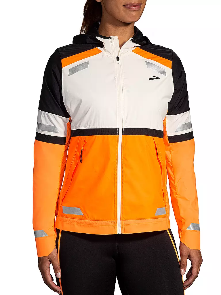 BROOKS | Veste de course pour femmes Run Visible 2.0 | Blanc
