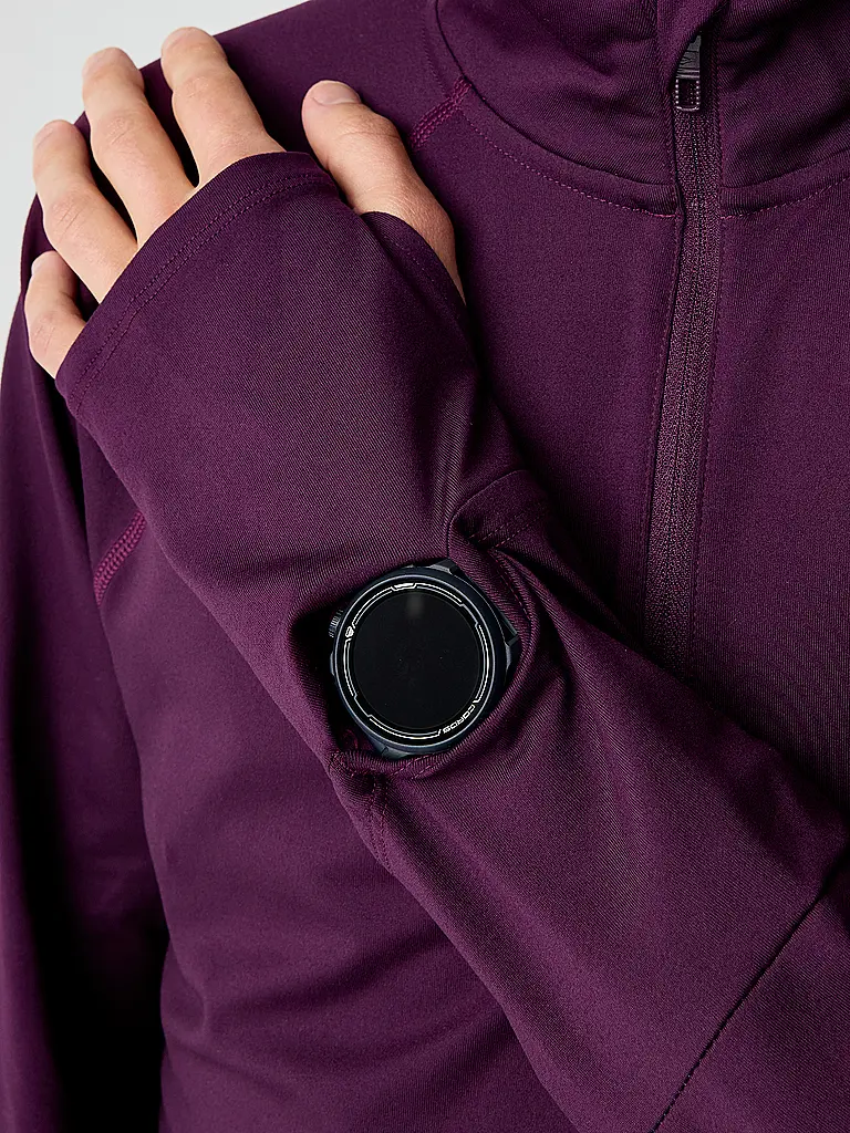 BROOKS | Zipshirt de course pour homme Dash 3.0 | Rouge foncé