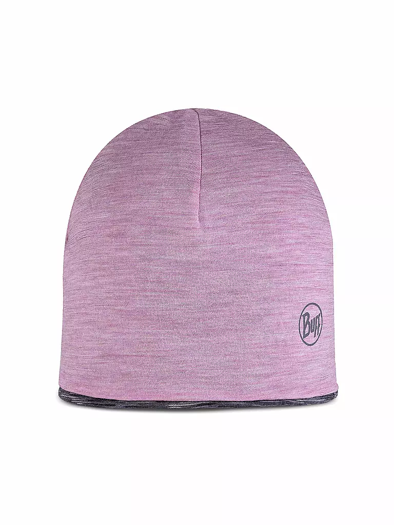 BUFF | Bonnet enfant en laine mérinos légère | Rose