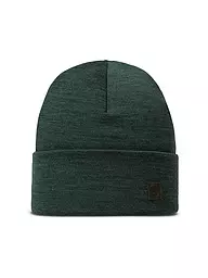 BUFF | Bonnet en laine mérinos épaisse | Vert foncé