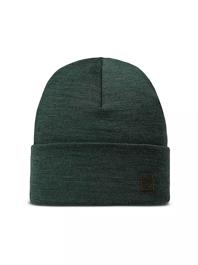 BUFF | Bonnet Heavyweight Merino Wool | Vert foncé