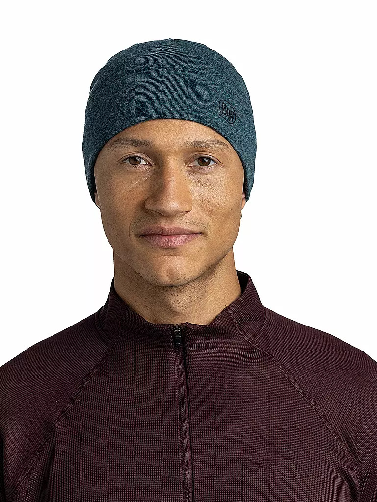 BUFF | Bonnet Laine Mérinos Mi-Lourde | Bleu foncé