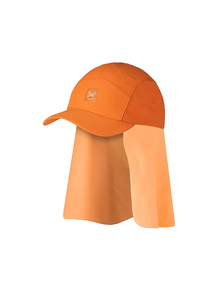 BUFF | Casquette enfant Desert avec protection de la nuque | Orange