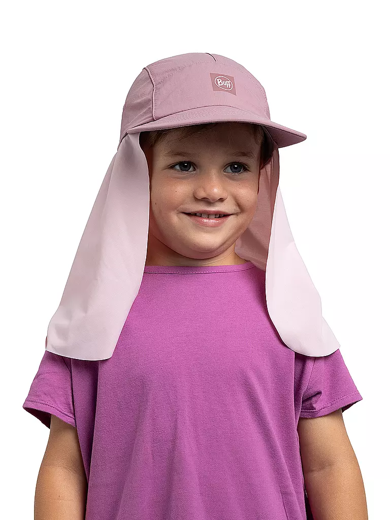 BUFF | Casquette enfant Desert avec protection de la nuque | Rose