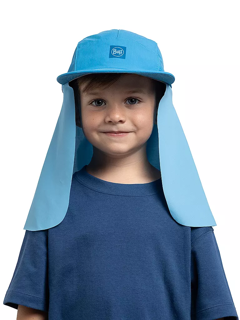 BUFF | Casquette enfant Desert avec protection de la nuque | Bleu