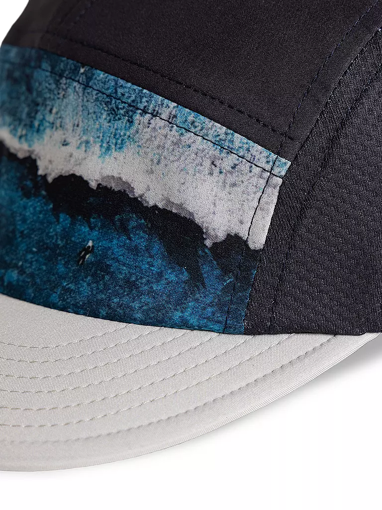 BUFF | Kappe Run Cap 5-Panel | Bleu foncé