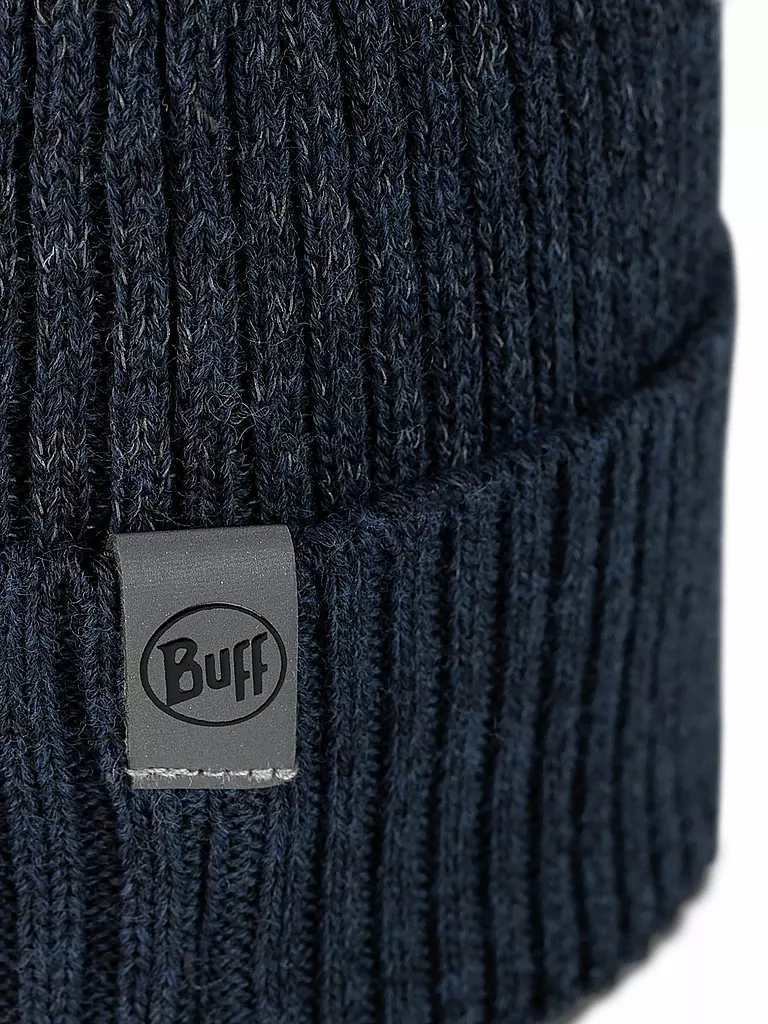 BUFF | Mütze Merino Active | Bleu foncé