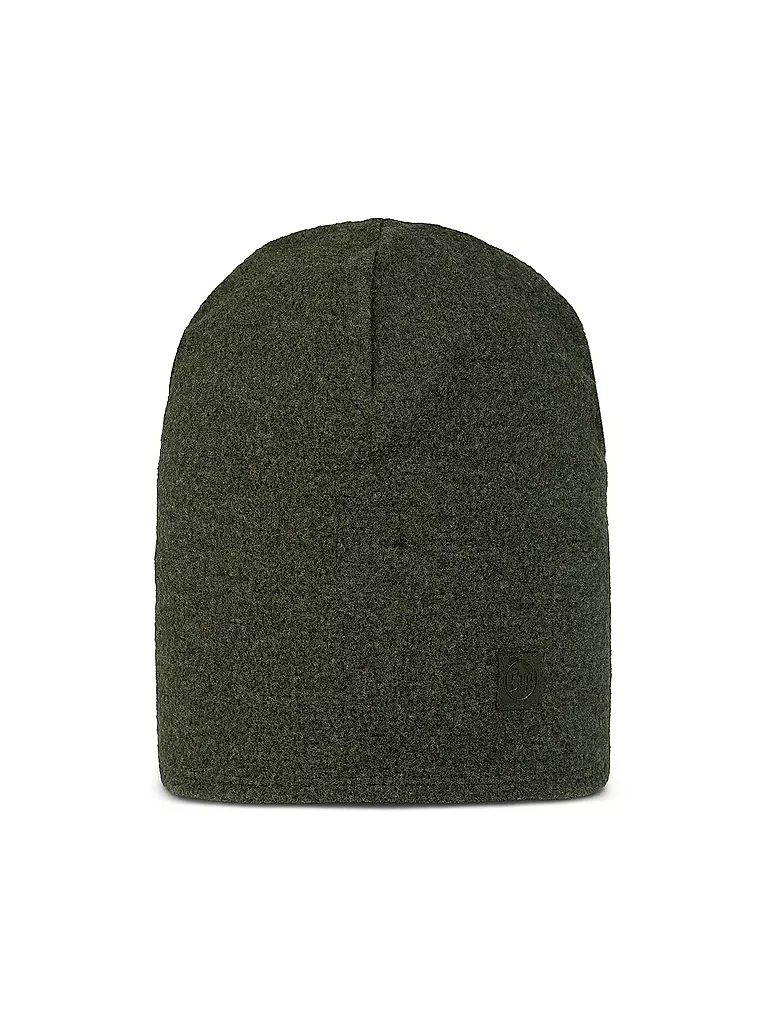 BUFF | Mütze Merino Fleece | Vert foncé