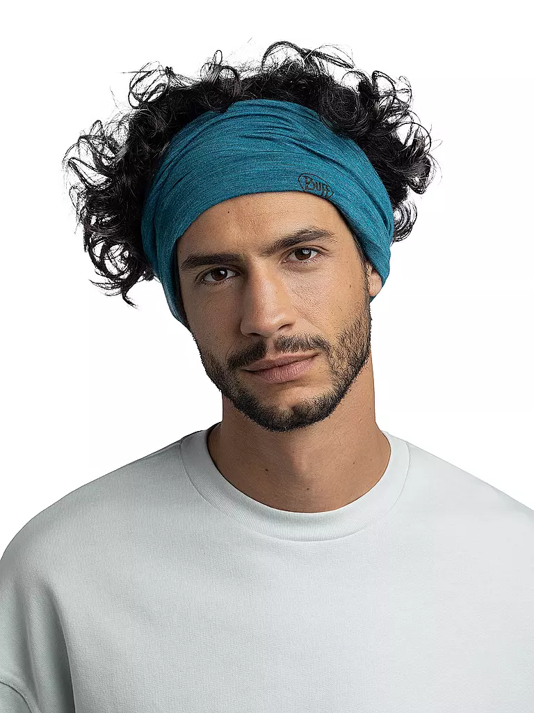 BUFF | Multifunktionstuch Lightweight Merino Wool | Pétrole