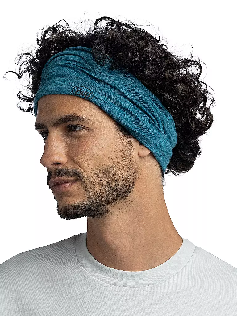 BUFF | Multifunktionstuch Lightweight Merino Wool | Pétrole