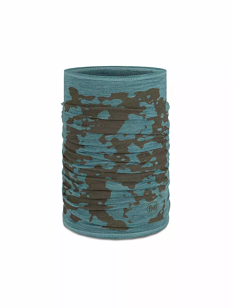 BUFF | Multifunktionstuch Merino Lightweight Print | Pétrole