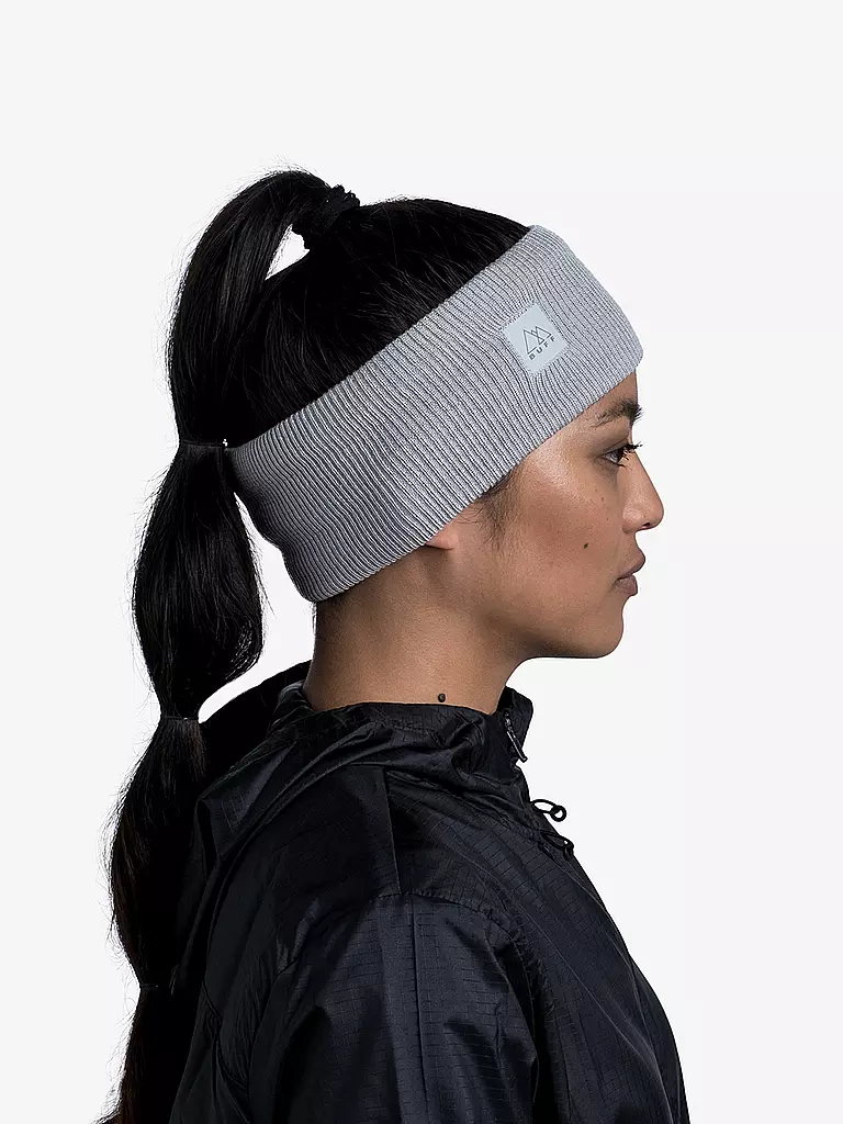 BUFF | Stirnband CrossKnit | Gris clair