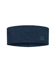 BUFF | Stirnband Merino Wide | Bleu foncé
