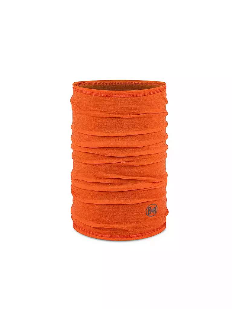 BUFF | Tour de cou multifonctionnel en laine mérinos légère | Orange