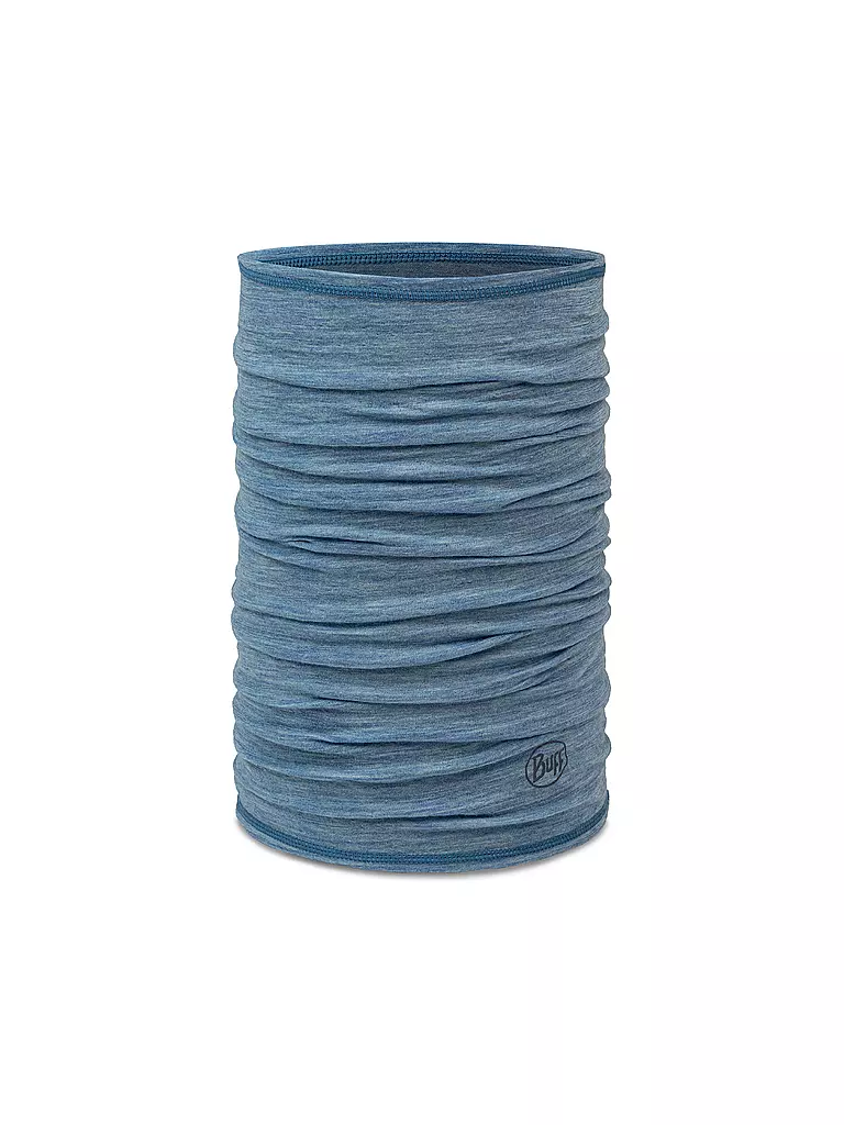 BUFF | Tour de cou multifonctionnel en laine mérinos légère | Bleu clair