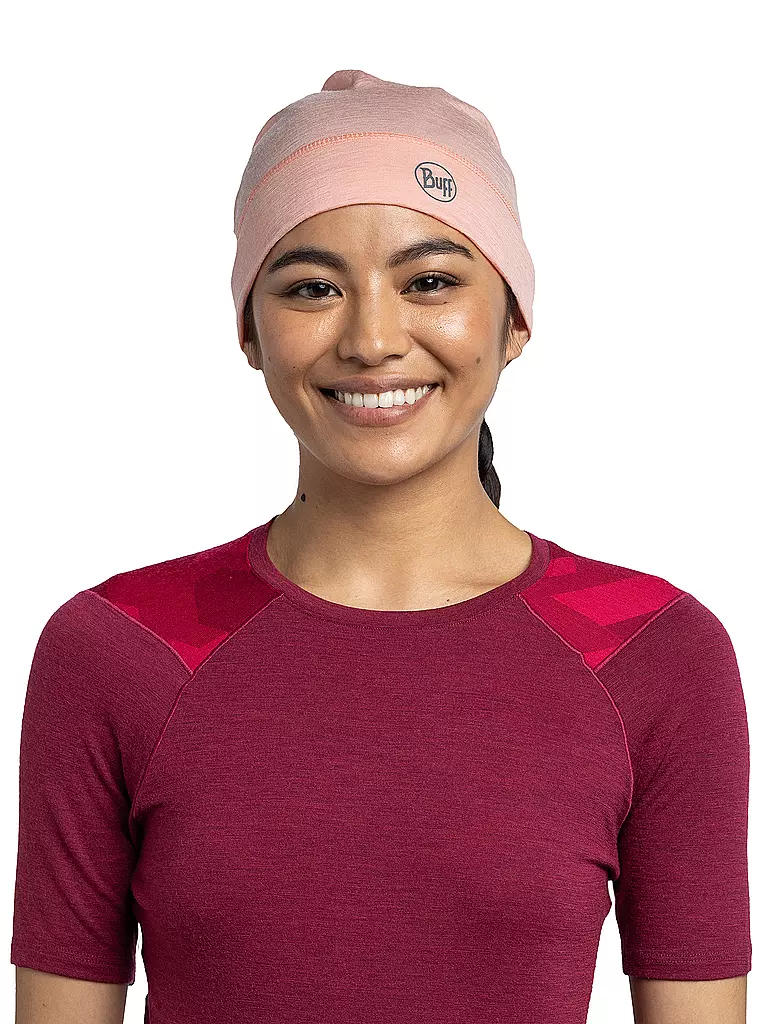 BUFF | Tour de cou multifonctionnel Merino Lightweight | Corail