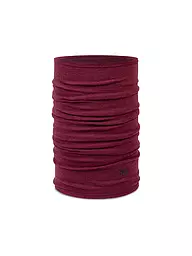 BUFF | Tour de cou multifonctionnel Midweight en laine mérinos | Rouge foncé