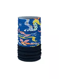 BUFF | Tour de cou multifonctionnel polaire pour enfants | Bleu foncé