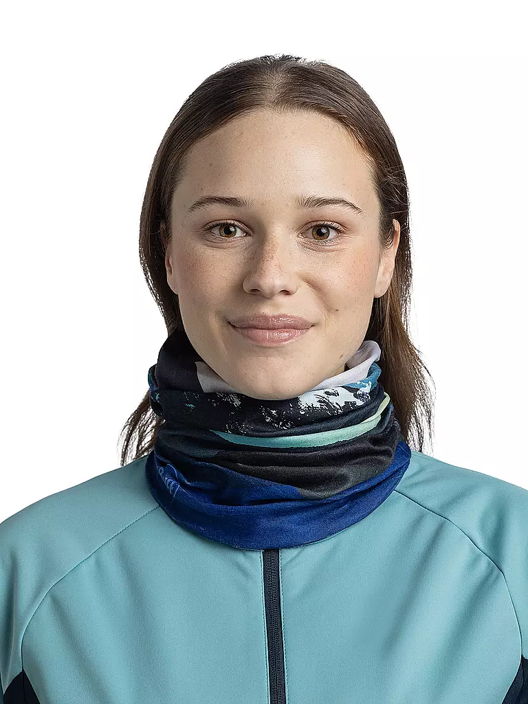 BUFF | Tour de cou multifonctionnel Thermonet | Bleu foncé