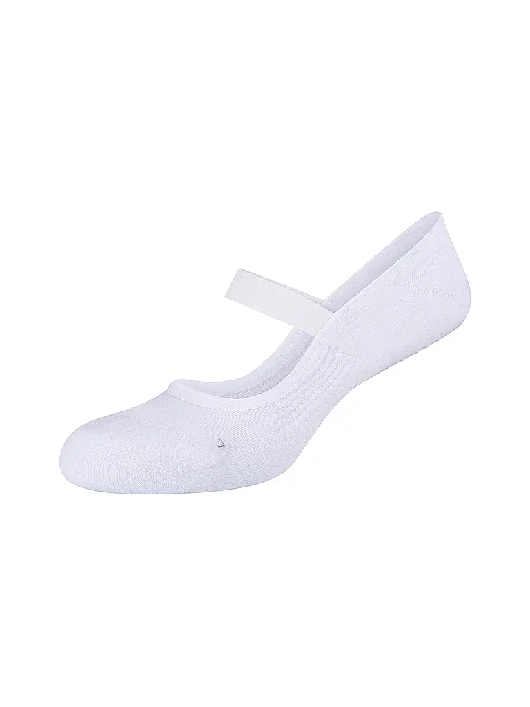 CAMANO |  Damen Yoga Footies 1er Pkg.  | Blanc