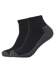 CAMANO | Chaussettes de loisirs Bamboo Pro Tex, lot de 2 | Noir