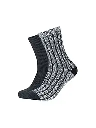 CAMANO | Chaussettes de loisirs homme Cosy Mouline, lot de 2 | Noir