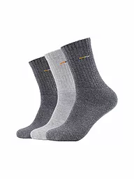 CAMANO | Chaussettes de sport unisexe, lot de 3 | Gris